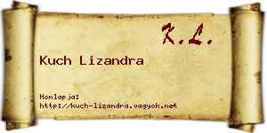 Kuch Lizandra névjegykártya
